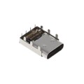 KUSBX-SMT-CS4-B30TR - USB TYPE C, SMT PINS, TH SHIELD