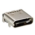 KUSBX-SMT-CS2-B30TR - USB TYPE C, SMT PINS, TH SHIELD