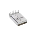USB-AM-S-F-W-TH - CONN PLUG USB2.0 TYPEA 4POS R/A