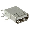 USB-A-S-F-W-VU - CONN RCPT USB2.0 TYPEA 4POS R/A