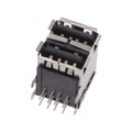 72309-3045RPLF - CONN RCPT USB2.0 TYPEA STACK R/A