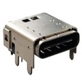 USB-C40-S-RA-BK-30-TR - CONN RCPT USB4.0 R/A THRU-HOLE