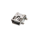 MUSB-05-S-B-SM-A-K-TR - CONN RCPT USB2.0 MINI B SMD R/A