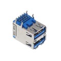 KUSBX-AS2N9-1-BL30 - CONN RCPT STACKED USB TYPE A R/A