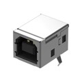 USB1030-GF-P-B-B - USB B SKT, TOP TH, R/A, GF, WTH
