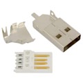 50-00467 - CONN PLUG USB2.0 TYPEA 4POS SLD