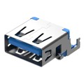 USB1110-30-A - USB3.0 A SKT, BOTTOM MNT, TH, R/