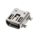 MUSB-05-S-AB-SM-A-K-TR - CONN RCPT USB2.0 MINI AB SMD R/A