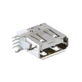 1002-013-01001 - CONN RCPT USB2.0 TYPEA 4POS R/A