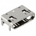 MHDMI-19-02-H-TH-L-TR - CONN RCPT MINI HDMI 19POS SMD RA