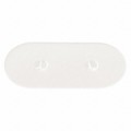 CI-192-028-SR - INSULATOR CRYSTAL 2HOLE CLEAR