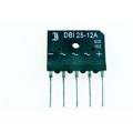 DBI25-18A - 3PH BRIDGE 35X25X4 1800V 25A