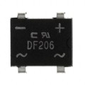 DF206-G - BRIDGE RECT 1PHASE 600V 2A 4-DF