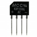 KBP208G-BP - BRIDGE RECT 1PHASE 800V 2A GBP