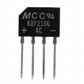 KBP210G-BP - BRIDGE RECT 1PHASE 1KV 2A GBP
