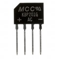KBP201G-BP - BRIDGE RECT 1PHASE 100V 2A GBP