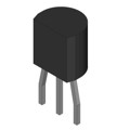 TN6717A - 1.2A, 80V, NPN, TO-226
