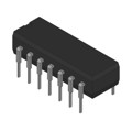 CD74HCT03E - IC GATE NAND OD 4CH 2-INP 14DIP