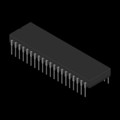 TP87C51-1 - MICROCONTROLLER, 8 BIT, OTPROM,