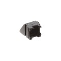 PCH_175 - LED SOCKET 5MM RA BLACK NYLON