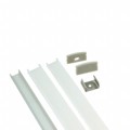 ZFC-17-PC/KIT - ALUMINUM LED CHANNEL KIT- LOW PR