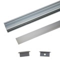 ZFC-211000-F - 1 METER RECESSED LED CHANNEL WIT