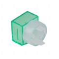 AT4168FB - CAP SQUARE INDICATOR GRN WHT