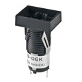 KB06KW01 - SWITCH IND RECT SNAP-IN SLD