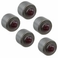 1610111203 - PMI CAP CONVEX RED 15/32 FROSTED