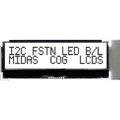 MCCOG21605B6W-FPTLWI - 2X16 CHARACTER CHIP-ON-GLASS LCD