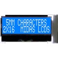 MCCOG21605D6W-BNMLWI - 2X16 CHARACTER CHIP-ON-GLASS LCD