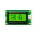 AMC0802BR-B-Y6WFDY - LCD COB CHAR 8X2 Y/G TRANSF
