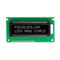 C162BLBVKS16WN55RWS - 16X2 UWVD CHARACTER LCD
