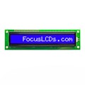 C161B-BW-LW65 - 16X1 STN BLUE CHARACTER LCD