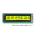 AMC2402AR-B-Y6WFDY - 24X2 CHARACTER STN YELLOW GREEN