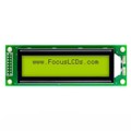 C202A-YTY-LW65 - 20X2 STN YELLOW CHARACTER LCD
