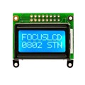 C82AXBSBSW6WN55XAA - 8X2 STN BLUE CHARACTER LCD