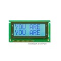 AMC0802CR-B-G6WFDW - LCD COB CHAR 8X2 GRAY TRANSF