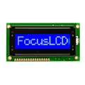 C81A-BW-LW65 - 8X1 STN BLUE CHARACTER LCD