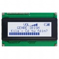 LK204-25-GW-V - LCD MOD 80DIG 20X4 TRANSMISV WHT