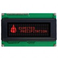 LK204-25-R-V - LCD MOD 80DIG 20X4 TRANSMISV RED