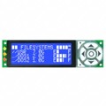 LK204-7T-1U-USB-WB-E - LCD MOD 80DIG 20X4 TRANSMIS BLUE