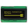 LK204-25-USB-IY-E - LCD MOD 80DIG 20X4 TRANS YLW/GRN
