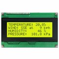 LK204-25-422-V - LCD MOD 80DIG 20X4 TRANS YLW/GRN