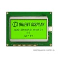 AMG12864AR-B-Y6WFDY-SS - LCD COB GRAPH 12864 Y/G TRANSF