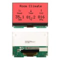 NHD-C12864A1Z-FSR-FBW-HTT - LCD COG GRAPH 128X64 RED BKLT