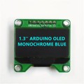 AOM12864A0-1.3BW-ANO - 1.3'' ARDUINO OLED BLUE 128X64