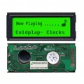 NHD-12232DZ-FSPG-GBW - LCD MOD GRAPH 122X32 GRN TRANSFL