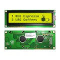 NHD-16032BZ-FL-YBW - LCD MOD GRAPH 160X32 Y/G TRANSFL