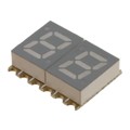 HDSM-291C - DISPLAY 7SEG 0.28" DBL RED 10SMD